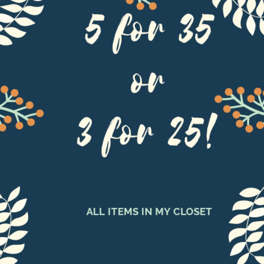 5 for 35 or 3 for 25